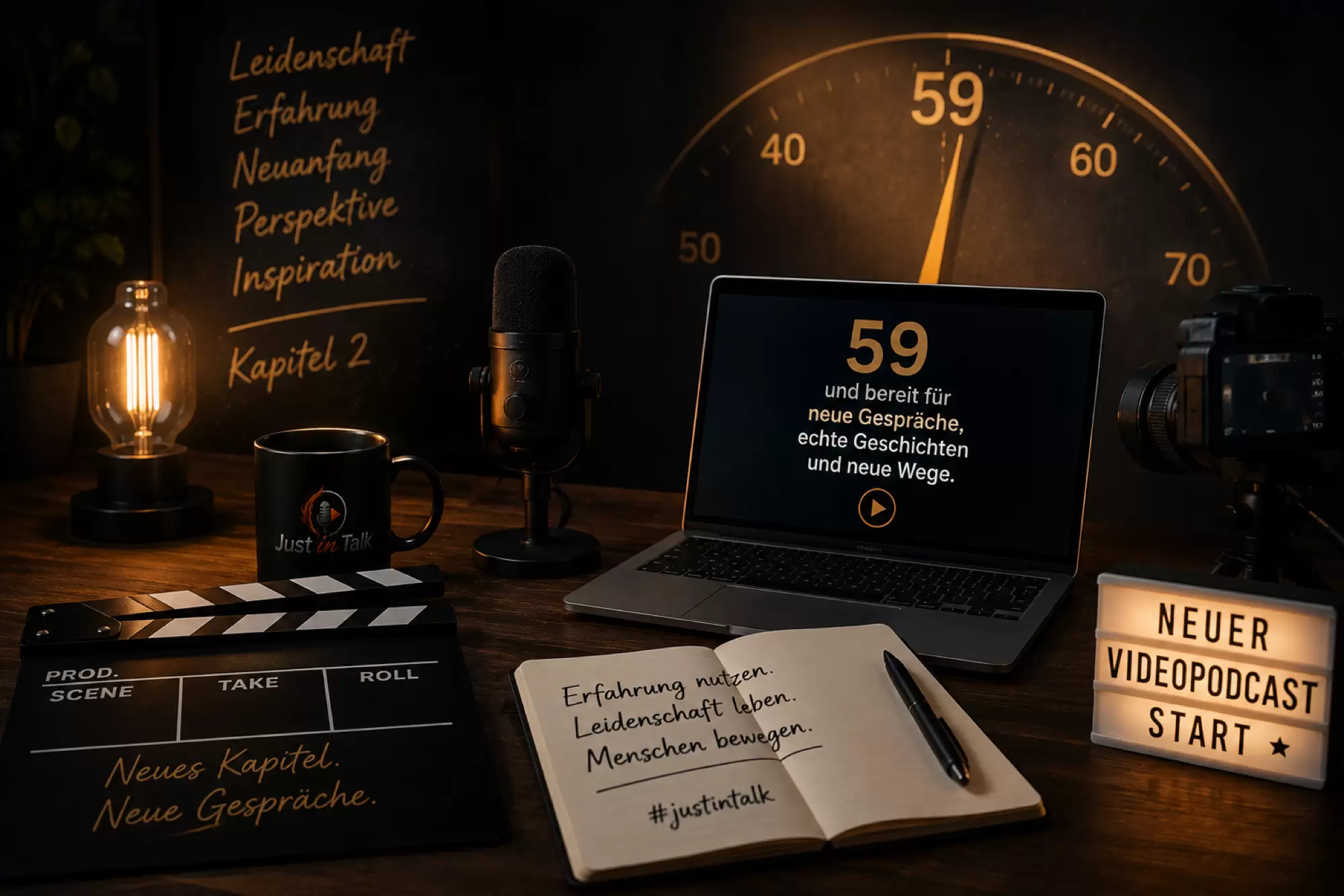 Warum ich mit 59 Jahren einen neuen Videopodcast starte